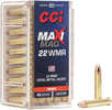 22 Winchester Magnum Rimfire 50 Rounds Ammunition CCI 40 Grain Soft Point