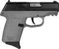 SCCY CPX2-CB Semi-Auto Pistol 9mm Luger 3.1" Barrel (2)-10Rd Magazines Adjustable Sights Black Slide Sniper Grey Polymer Finish