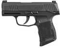 Sig Sauer P365 Sub-Compact Striker Fired Semi-Auto Pistol .380 ACP 3.1" Barrel (2)-10Rd Magazines SIGLITE Night Sights Manual Safety Black Nitron Polymer Finish