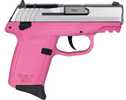 SCCY CPX1-TT Gen3 Semi-Auto Pistol 9mm Luger 3.1" Barrel (2)-10Rd Magazines Adjustable Sights Stainless Steel Flat Top Slide Pink Polymer Finish
