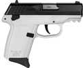 SCCY CPX1-CB Gen3 Semi-Auto Pistol 9mm Luger 3.1" Barrel (2)-10Rd Magazines Adjustable Sights Black Flat Top Slide White Polymer Finish