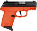 SCCY Industries CPX Gen3 Semi-Auto Pistol 9mm Luger 3.1" Barrel (2)-10Rd Magazine Dot Front Sight & Windage Adjustable 2-Dot Rear Black Slide Orange Polymer Finish
