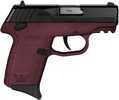 SCCY Industries CPX Gen3 Semi-Auto Pistol 9mm Luger 3.1" Barrel (2)-10Rd Magazine Dot Front Sight & Windage Adjustable 2-Dot Rear Black Slide Crimson Polymer Finish