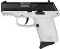 SCCY Industries Gen3 CPX-2 Semi-Auto Pistol 9mm Luger 3.1" Barrel (2)-10Rd Magazine Adjustable Sights Right Hand Black Flat Top Slide White Polymer Finish
