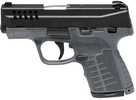 Savage Arms Stance MC9MS Semi-Auto Pistol 9mm Luger 3.2" Barrel (2)-10Rd Magazines 3-Dot Fixed Sights Grey Polymer Grips Matte Black Finish