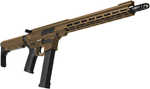 CMMG Resolute MKG Semi-Auto Tactical Rifle .45 ACP 16.1" 4140 Chrome Moly Barrel (1)-26Rd Magazine Optic Ready Black Polymer Grips Burnt Bronze Cerakote Finish