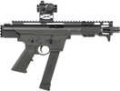Tactical Superiority Tac-9 Semi-Auto Pistol 9mm Luger 5.5" 416 Stainless Steel Barrel (1)-32Rd Glock Compatible Magazine Red Dot Sight Included Polymer Grips Black Finish