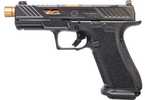 Used Shadow Systems XR920 Elite Semi-Automatic Pistol 9mm Luger 5.5" Fluted, Threaded Bronze Barrel (2)-17Rd Magazines Fixed Sights Black Polymer Finish
