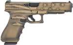Glock G35 Gen5 Competition Striker Fired Semi-Automatic Pistol 40 S&W 5.31" Marksman Barrel (3)-15Rd Magazines Adjustable Sights Operator Flag Cerakote Finish
