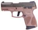 Taurus G2C Semi-Automatic Pistol 9mm Luger 3.25" Barrel (2)-12Rd Magazines White Dot Front, Adjustable Rear Sights OD Green Cerakote Slide Coyote Brown Polymer Finish