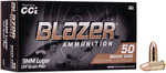 CCI Blazer Brass 9MM 124 Grain Full Metal Jacket 50 Rounds