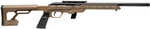 Savage Arms 64 Precision Full Size Semi-Automatic Rimfire Rifle .22 Long 16.5" Heavy Threaded Matte Black Barrel (1)-10Rd Magazine Right Hand Brown Synthetic Finish