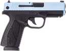 Bersa BPCC Semi-Automatic Pistol 9mm Luger 3.3" Micro Polished Bore Barrel (2)-8Rd Magazines Interchangeable SIG-Type Front & Glock-Type Rear Sights Polar Blue Slide Matte Black Polymer Finish