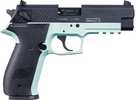 American Tactical Firefly Semi-Automatic Pistol .22 Long Rifle 4.9" Fixed Barrel (1)-10Rd Single Stack Magazine Adjustable Rear Sight Black Slide And Grips Mint Green Polymer Finish