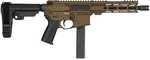 CMMG Banshee MK9 Semi-Automatic AR-Style Pistol 9mm Luger 8" Barrel (1)-32Rd Magazine Black Polymer Grips Bronze Cerakote Finish