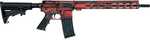 Great Lakes Firearms & Ammo AR15 Semi-Automatic Rifle .223 Wylde 16" Barrel (1)-30Rd Magazine Black Synthetic Stock Lipstick Red Battleworn Finish