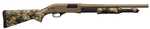Winchester Super X Pump Defender Action Shotgun 20 Gauge 3" Chamber 18" Barrel 5 Round Capacity Brass Bead Fixed Sights Tactical Ribbed Forearm Mossy Oak Elements Terra Bayou Camouflaged Synthetic Stock Flat Dark Earth Applied Finish