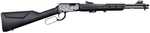 Rossi Rio Bravo Engraved Scrolls Talo Lever Action Rifle .22 Long 18" Free Floating Barrel (1)-15Rd Magazine Adjustable Buckhorn Sights Matte Black Polymer Finish