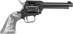 Heritage Rough Rider SAO Revolver 22 LR 4.75" Barrel Blued Gray Pearl Grip Finish