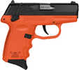 SCCY Industries CPX-4 RD Double Action Only Semi-Automatic Pistol .380 ACP 2.96" Barrel (1)-10Rd Magazine Crimson Trace Red Dot Included Black Slide Orange Polymer Finish