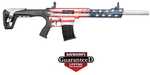 GForce Arms GF25 USA Semi-Automatic Shotgun 12 Gauge 3" Chamber 18.5" Barrel (2)-5 Round Metal AR Magazine Folding Sights Black Synthetic Stock With Adjustable Comb American Flag Cerakote Finish