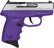 SCCY Industries CPX-3 RD Double Action Only Semi-Automatic Pistol .380 ACP 3.1" Barrel (1)-10Rd Magazine Crimson Trace Red Dot Included Serrated Stainless Steel with Optic Cut Slide Purple Polymer Finish