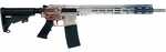 Great Lakes Firearms & Ammo AR15 Battleworn Semi-Automatic Rifle .223 Remington 16" Heavy Barrel (1)-30Rd Magazine Black Synthetic 6 Position Collapsable Stock Red White And Blue Finish