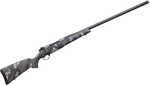 Weatherby Mark V Backcountry Ti 2.0 Left Handed Bolt Action Rifle .308 Winchester 22" Threaded Barrel 5 Round Capacity Drilled & Tapped Gray And White Carbon Fiber Camouflage Stock Graphite Black Cerakote Finish