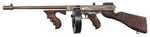 Auto Ordnance Bootlegger 1927A-1 Semi-Automatic Rifle .45 ACP 16.5" Barrel (1)-50Rd Drum & (1)-20Rd Stick Magazine Pinned In Front Blade, Open Rear Adjustable Sights Walnut Fixed Stock And Vertical Foregrip Distressed Burnt Bronze Cerakote Finish