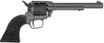 Heritage ManuSingle Actionfacturing Rough Rider Small Bore Single Revolver .22 Long Rifle 6.5" Barrel Round Capacity Fixed Front & Rear Notch Sights Polymer Star Grips Tungsten Cerakote Finish