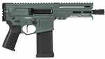 CMMG Dissent MK4 Semi-Automatic Pistol 5.7x28mm 6.5" Barrel (2)-32Rd Magazines Black Polymer Grips Charcoal Green Cerakote Finish
