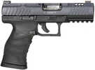 Walthers WMP Striker Fired Semi-Automatic Pistol .22 Winchester Magnum Rimfire 4.5" Rifled Barrel (2)-10Rd Double Stack Magazines Fiber Optic Front & Serrated Rear Sights High Grip Texture Grips Black Finish