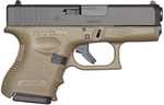 Glock G27 Gen3 Striker Fired Semi-Automatic Pistol .40 S&W 3.43" Carbon Steel Barrel (2)-9Rd Magazines White Dot Front & Outline Rear Sights Matte Black Slide OD Green Polymer Finish