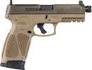 Taurus G3 Tactical Striker Fired Semi-Automatic Pistol 9mm Luger 4.5" Threaded Barrel (2)-10Rd Magazines Fixed Front & Adjustable Rear Sights Patriot Brown Slide Tan Polymer Finish