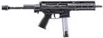 B&T SPC9 Semi-Automatic Tactical Pistol 9mm Luger 9.1" Barrel (1)-30Rd Magazine Flip-up AR Style Adjustable Sights Includes Telescoping Brace Kit Black Finish