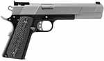 Iver Johnson Eagle XL 2-Tone Semi-Automatic Pistol 10mm Auto 6" Barrel (1)-8Rd Magazine Adjustable Sights G10 Grips Chrome Slide Blued Finish