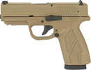 Bersa BPCC Concealed Carry Pistol 9mm Luger 8+1 Rounds 3.30" Barrel Flat Dark Earth Polymer Frame