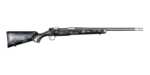 Christensen Arms Ridgeline FFT Titanium Bolt Action Rifle 7mm PRC 22" Carbon Fiber Wrapped Barrel 4 Round Capacity Metalic Gray With Black Webbing Composite Stock Stainless Finish