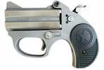 Bond Arms Stinger Rough Stainless Single Action Derringer .38 Special 3" Barrel 2 Round Capacity Blade Front & Fixed Rear Sights Black Grips Bead Blasted Matte Finish