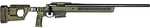 Surgeon Scalpel 519R Bolt Action Rifle 6.5 Creedmoor 24" Heavy Palma Threaded Barrel (1)-5Rd Magazine Green Synthetic Stock Black Finish