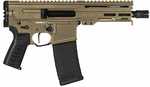 CMMG Dissent MK4 Semi-Automatic Pistol .223 Remington 6.5" Barrel (1)-30Rd Magazine Cotoye Tan Polymer Finish