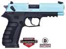 Blue Line Mauser M20 Semi-Automatic Pistol .22 Long Rifle 4.7" Barrel (1)-10Rd Magazine Adjustable Sights Robins Egg Slide Black Finish