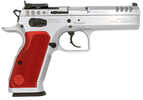Tanfoglio Stock II Semi-Automatic Pistol 10mm 4.45" Barrel (1)-13Rd Magazine Adjustable Sights Aluminum Grips Silver Finish