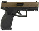 Taurus TX22 Semi-Automatic Striker Fired Pistol .22 Long Rifle 4" Barrel (2)-16Rd Magazines Adjustable Sights Matte Bronze Slide Black Polymer Finish