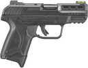 Ruger Security-380 Pistol 380 ACP 15+1 Rounds 3.42" Barrel Fiber Optic Front Sight Serrated Steel Slide Black Polymer Frame
