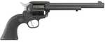Ruger Wrangler Single Action Revolver .22 Long Rifle 7.5" Barrel 6 Round Capacity Blade Front & Integral Rear Sights Checkered Synthetic Grips Black Finish