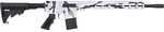 Great Lakes Firearms AR15 Semi-Automatic Rifle .450 Bushmaster 18" Barrel (1)-5Rd Magazine Black 6 Position Synthetic Stock Pursuit Snow Camouflage Finish