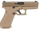 Glock 45 Compact Striker Fired Semi-Automatic Pistol 9mm Luger 4.02" Barrel (3)-17Rd Magazines Fixed Sights Coyote Tan Polymer Finish