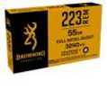 223 Remington 55gr Full Metal Jacket Ammo 20 Round