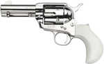 Taylors & Company 1873 Cattleman Single Action Only Revolver .45 Colt 3.5" Barrel 6 Round Capacity Ivory White Birdshead Synthetic Grips Nickel-Plated Steel Finish